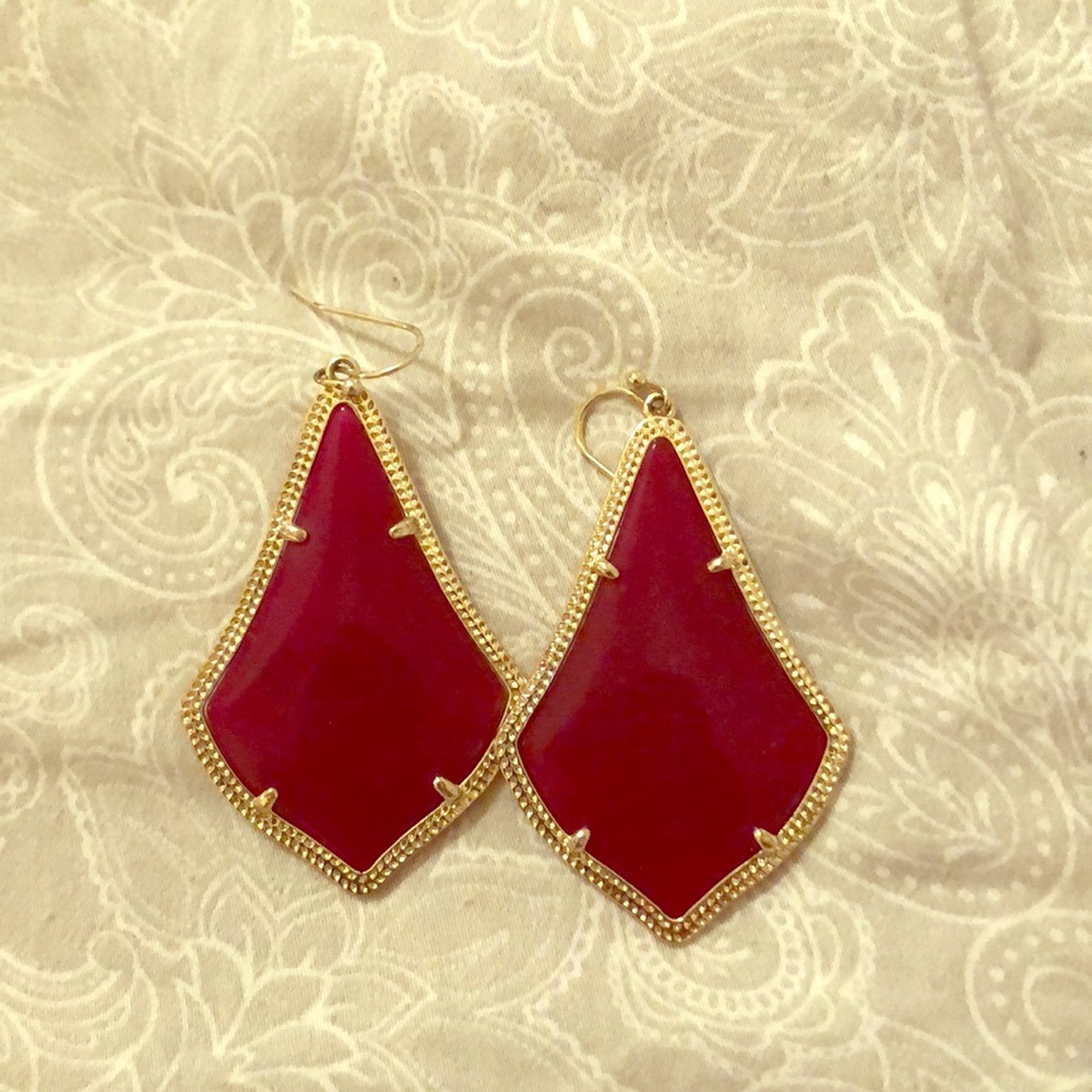 Maroon Kendra Scott Earings